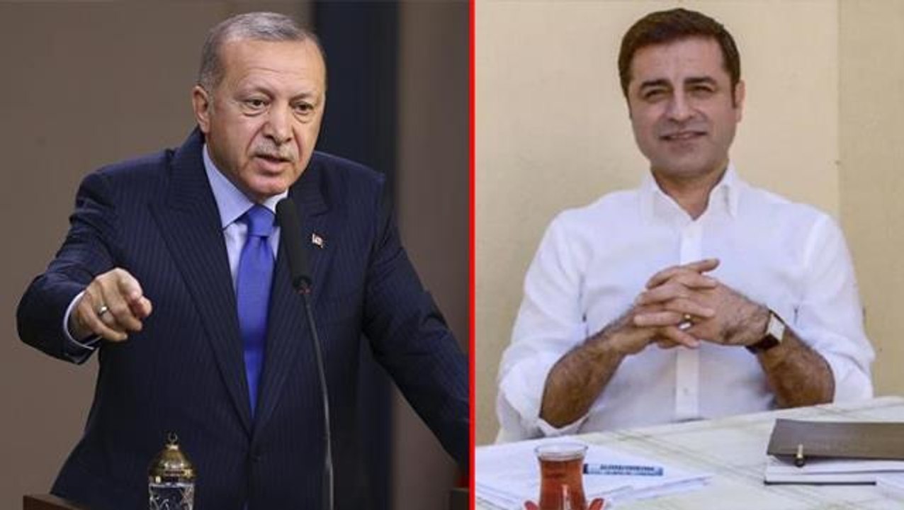 Selahattin Demirtaş'tan "Bu adam Kürt değil" diyen Cumhurbaşkanı Erdoğan'a yanıt: Benim ne olduğuma da kendisi karar veriyor