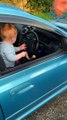 Baby Grabs Correct Key and Tries to Start Car