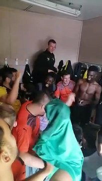 Les Seniors D2, fêtent la victoire