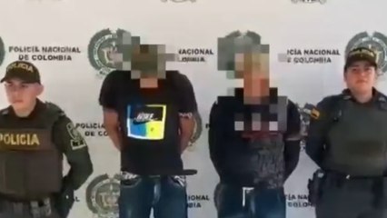 Persecución policial permitió capturar a un cabecilla y un integrante de las autodefensas