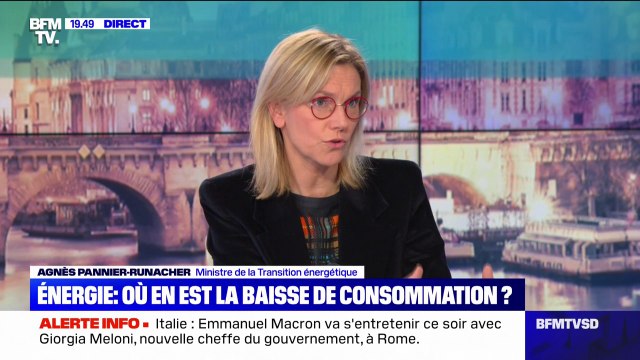 Agnès Pannier-Runacher: Le plan de sobriété commence à porter ses fruits