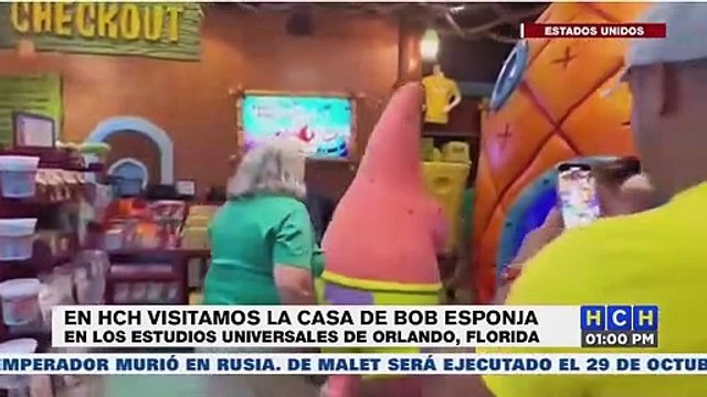 Así es la Casa de Bob Esponja en el Universal Orlando Resort