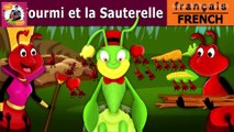 La Fourmi et la Sauterelle | Ant And The Grasshopper in French | Contes De Fées Français