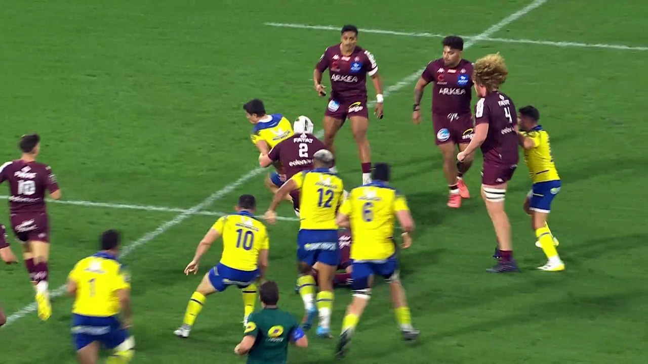 TOP 14 - Essai de Damian PENAUD (ASM) - ASM Clermont - Union Bordeaux-Bègles - Saison 2022/2023