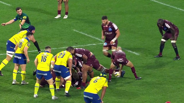 TOP 14 - Essai de Madosh TAMBWE 2 (ASM) - ASM Clermont - Union Bordeaux-Bègles - Saison 2022/2023
