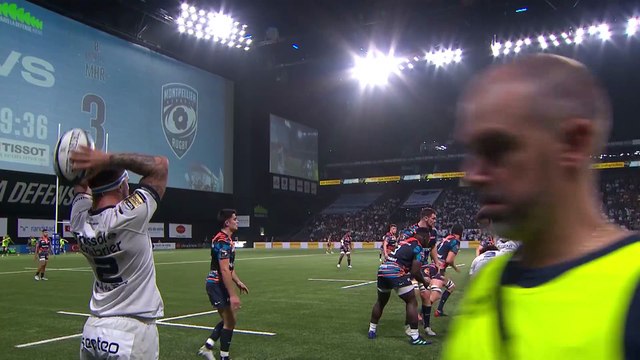 TOP 14 - Essai de Thomas DARMON (MHR) - Racing 92 - Montpellier Hérault Rugby - Saison 2022/2023