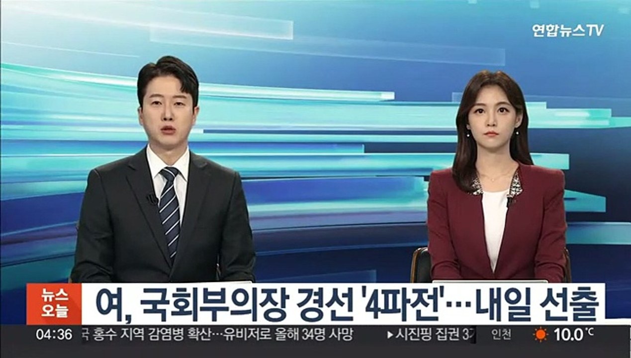 여, 국회부의장 후보 경선 '중진 4파전'…내일 선출