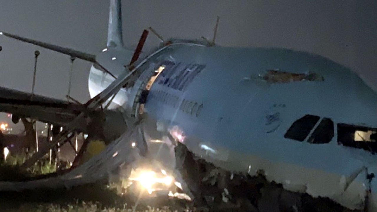 대한항공 여객기, 필리핀 세부 공항 활주로 이탈 사고...인명피해 없어 / YTN