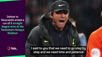 Download Video: Conte frustrated with lack of Spurs depth after Newcastle loss