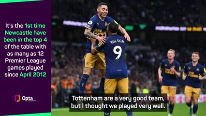 Howe revels in Tottenham upset as Newcastle move into top four