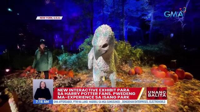 New interactive exhibit para sa Harry Potter fans, pwedeng ma-experience sa isang park | UB