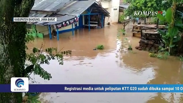 Curah Hujan Tinggi, Sungai CItarum di Bandung Meluap Hingga Longsor Hantam 1 Rumah Warga di Blora!
