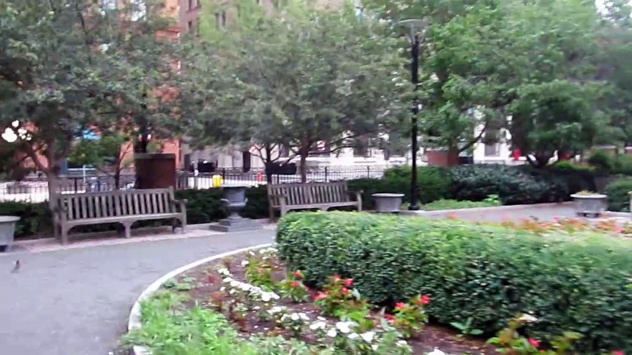 Lush Garden at Independence Hall Philadelphia