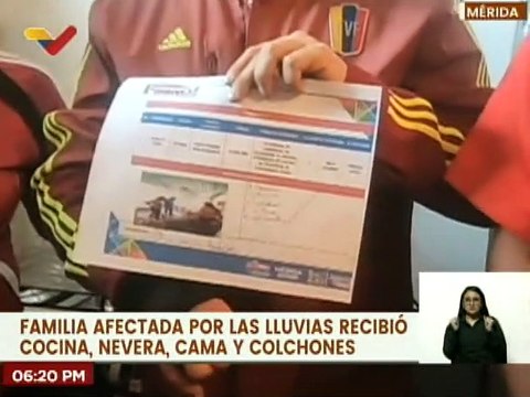 Mérida | Realizan entrega de enseres a familias afectadas por las lluvias en La Pedregosa