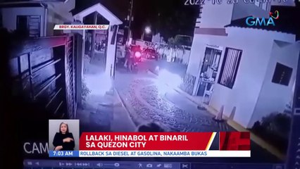 Lalaki, hinabol at binaril sa Quezon City | UB