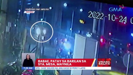 Babae, patay sa barilan sa Sta. Mesa, Maynila | UB