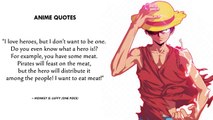 TOP 20 QUOTES LUFFY ONE PIECE
