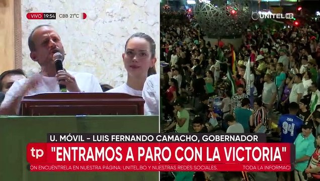 Camacho a Arce: “Deje de mandar gente incompetente, venga usted”