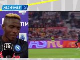 Roma-Napoli 0-1 23/10/22 intervista post-partita Victor Osimhen