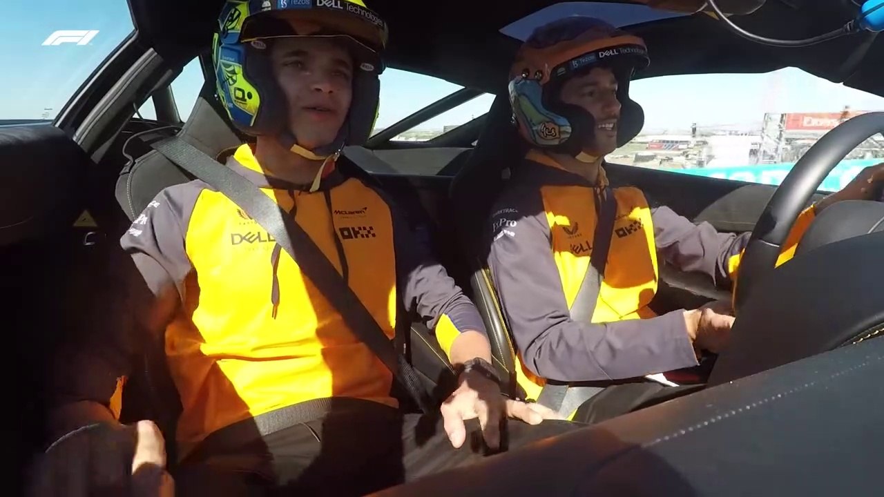 McLaren's Daniel Ricciardo and Lando Norris Take on the Start-Stop Challenge! - Formula 1