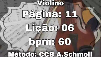 Aprenda Violino em 60 BPM | Lição 6 - Página 11 🎻