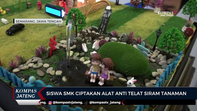 Siswa SMK Nusaputera 1 Kota Semarang Ciptakan Alat Anti Telat Siram Tanaman