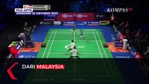 Ekspresi Shock! Fajar/Rian dan Kevin/Marcus Saat Disebut dari Malaysia di Denmark Open 2022