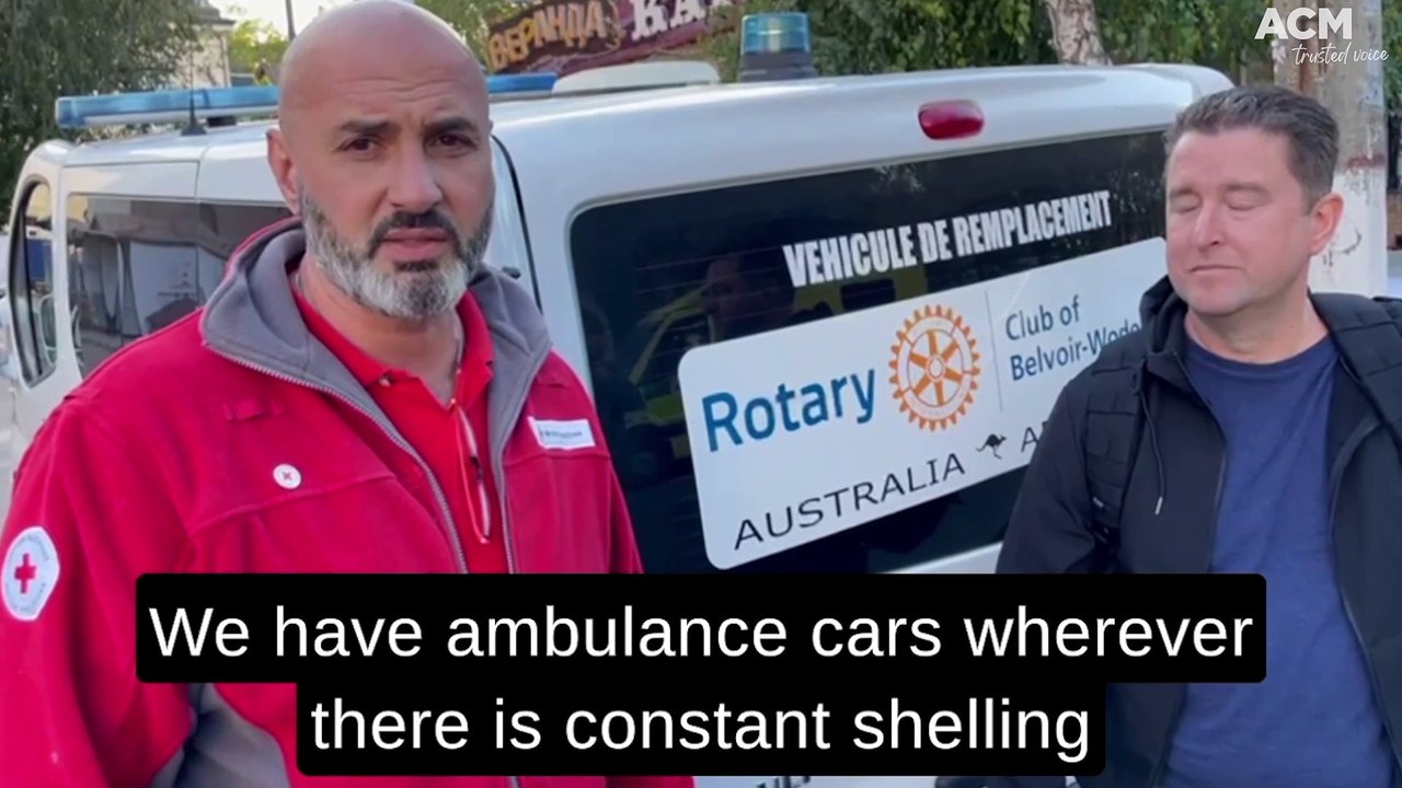 Mykolaiv Red Cross receives donation from Rotary Club of Belvoir-Wodonga