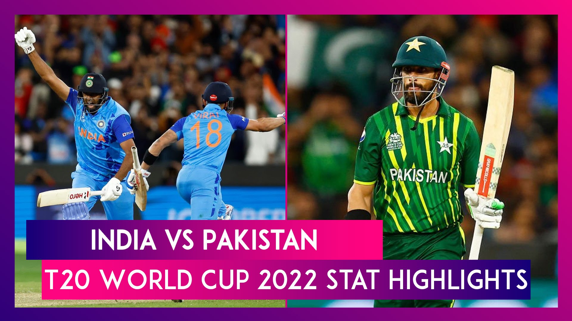 IND vs PAK T20 World Cup 2022 Stat Highlights Virat Kohli Shines in Thrilling Win