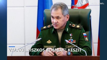 Orosz védelmi miniszter: az ukránok radioaktív bombát fognak robbantani a saját területükön