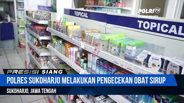 Polres Karimun & Polres Sukoharjo Sidak Apotek Peredaran Obat Sirup anak Berbahaya