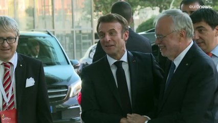 Macron foi o primeiro líder estrangeiro a encontrar-se com Meloni