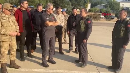 İsmail Demir, üs bölgelerinde jandarmanın kullandığı savunma sistemlerini inceledi