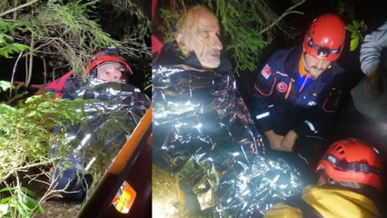 Ormanda kayboldu, 5 saat sonra bu halde bulundu