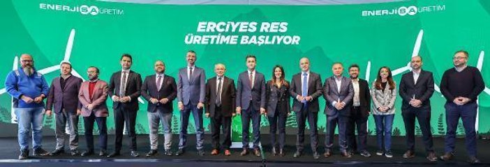 ENERJİSA ÜRETİM, ERCİYES RES'İ DEVREYE ALARAK RÜZGARDA 277 MEGAVATA ULAŞTI