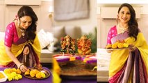 Diwali 2022: Madhuri Dixit Diwali Celebration Video Viral । Boldsky *Entertainment