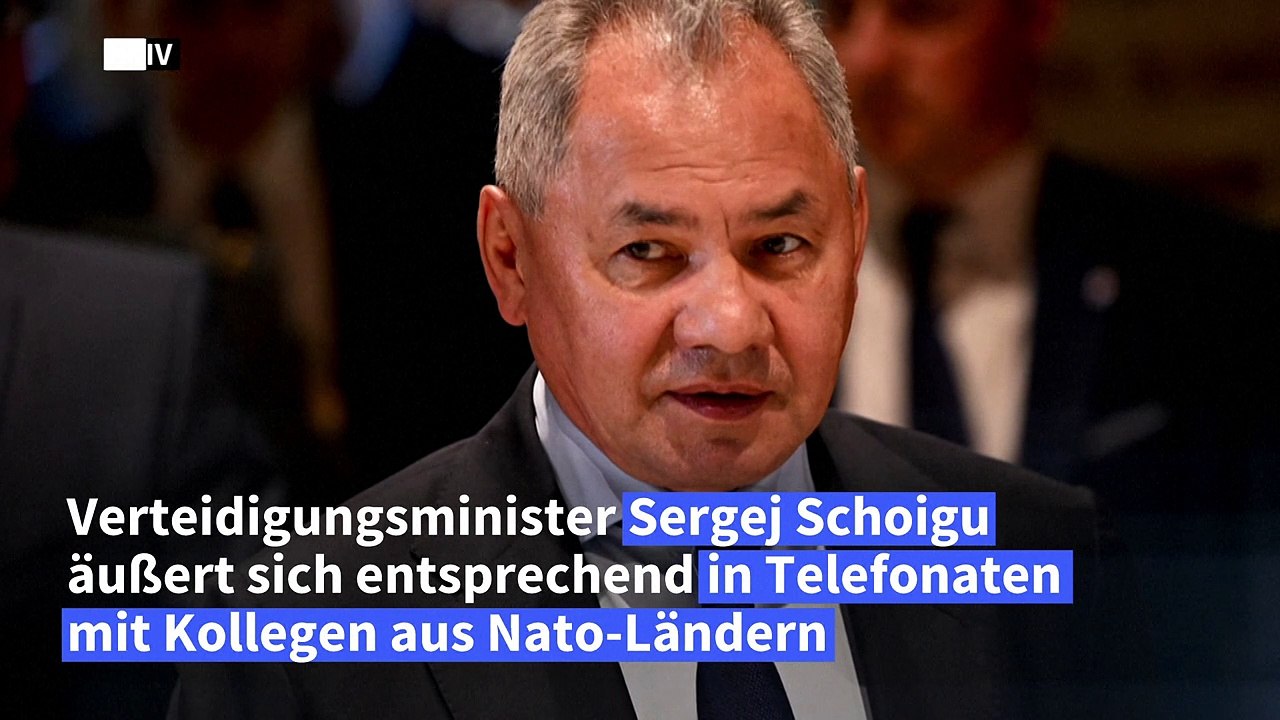 'Schmutzige Bombe': Ukraine weist Moskaus Behauptung zurück