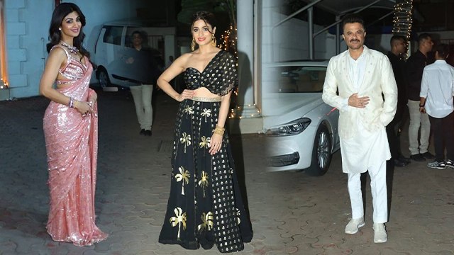 Shilpa Shetty Grand Diwali Party Celebration Anil Kapoor । Shamita Shetty । Sonu Sood।*Entertainment