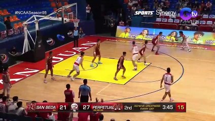 NCAA Season 98 | Game Highlights: Perpetual vs San Beda | Men's Basketball Tournament Round 2
