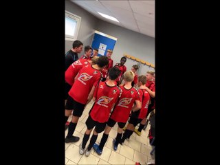 DANS LE VESTIAIRE DES U15