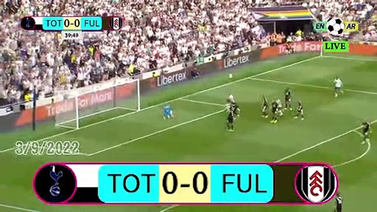 Tottenham  2-1 Fulham/ فولهام1- 2توتنهام  / English Premier League 2022 / 2023  الدوري الإنجليزي الممتاز