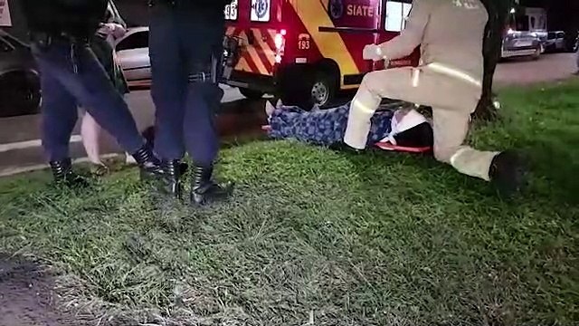 Colisão de trânsito deixa casal ferido no bairro Alto Alegre