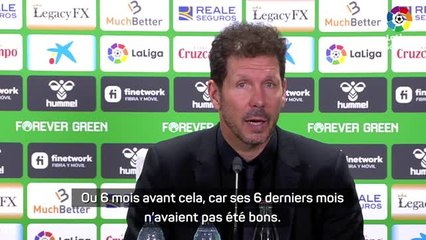 11e j. - Diego Simeone : "On dirait le Griezmann qui est parti"