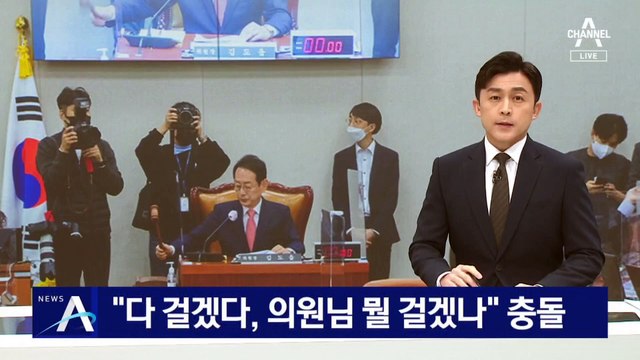 법사위 국감 한동훈 격돌…“다 걸겠다, 의원님 뭘 걸겠나” 충돌