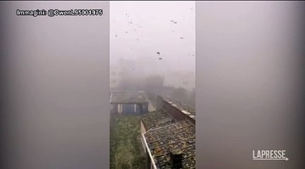 Francia: tornado colpisce il Nord, decine di case distrutte