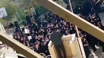 Female protesters tell the Basij and Iran's president to 'get lost' as unrest rages in Shiraz and Tehran