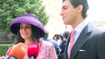 María García de Jaime, muy emocionada al ver a su bebé en una ecografía