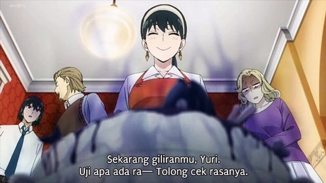 Yuri tasted delicious Yor cuisine (Anime Spy x Family)