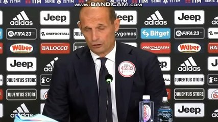 Parole Allegri post Juve-Empoli 4-0