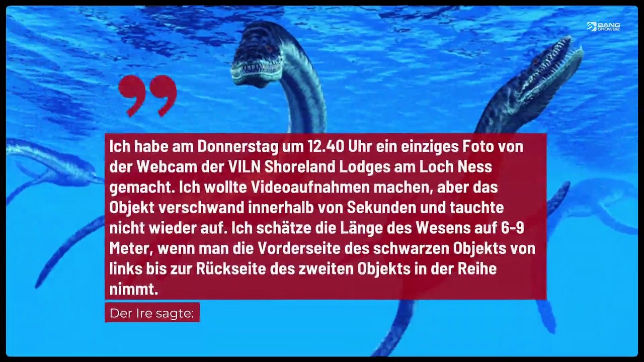 Monsterjäger von Loch Ness: Er hat seltsames Ding gesehen